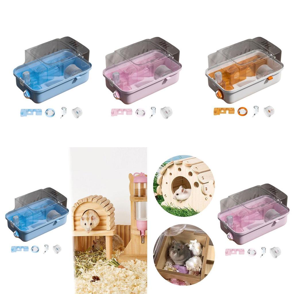 2 Layers Multiuse Portable House Hamster Cage for Mice Gerbils Sugar Glider
