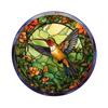 Hummingbird Flower Pattern Window Glass Sticker Anti-collision Decorative Film  Home&Office