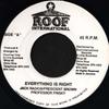 7-дюймовая пластинка JACK RADICS PREZIDENT BROWN PRO Everything Is Right NONE Крыша Internatio Ямайка Регги Ска Даб Б/у