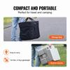 Portable Toilet Flush Travel Camping 5.3 Gal Commode Potty with Carry Bag