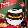 6L Air Fryer Healthy Cooker Low Fat Oil Free Kitchen Oven Timer 1350W Smart Touch Screen Electric Fryer Kitchen Cooking