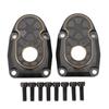 2PCS RC Portal Covers Brass Portal Drive Housing RC Steering Knuckles for Axial Capra for SCX10 III