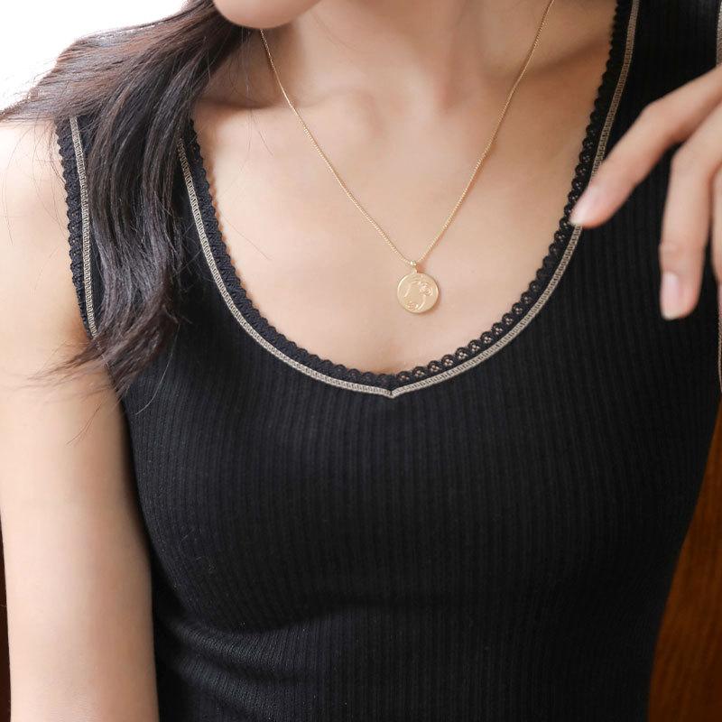 Осенне-зимний утолщенный модальный терможилет женский кружевной дизайн чувственный топ Spice Girl можно носить на улице