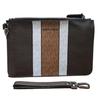 [Pre-Owned] Brown Leather Medium Clutch - New #5F1U7V