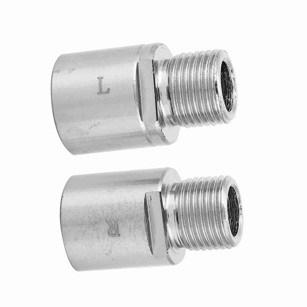 1 Pair Steel Bike Pedal Extenders Bicycle Pedal Spacers for Road Bicycle