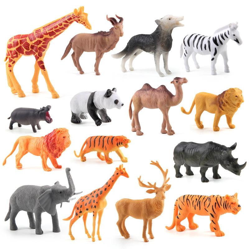 Factory Simulation Forest Animal Model Eggshell Set, Twisted Egg Children'S Ornament Cognitive Game Pad