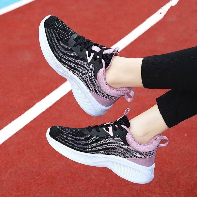 Running Shoes Skipping Rope Sports Shoes Women's Soft-soled High-elastic Mesh Casual Versatile Lightweight Running Shoes