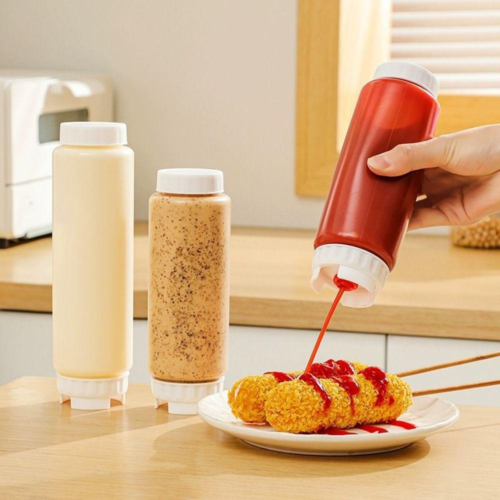 Kitchen Tools Squeeze Sauce Bottle Honey Mustard Salad Dressing Sauce Container  for Home Kitchen