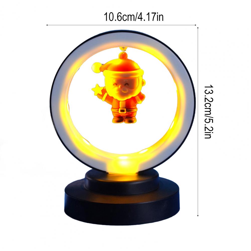 Christmas Night Light Decoration Hanging Santa Claus LED Table Lamp Holiday Party Home Bedroom Desktop Decorative Light