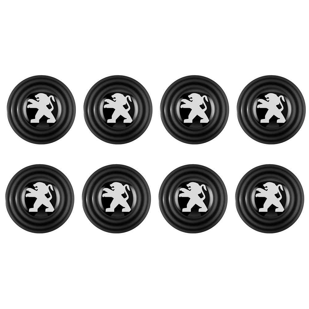 4/8pcs Silicone Car Door Shock Absorber Anti Collision Gasket Buffer Stickers For Peugeot 207 206 308 208 407 3008 Accessories