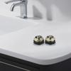 Sophisticated Up Drain Featuring a Smooth Push Button Operation for Convenience
