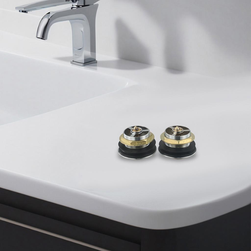 Sophisticated Up Drain Featuring a Smooth Push Button Operation for Convenience