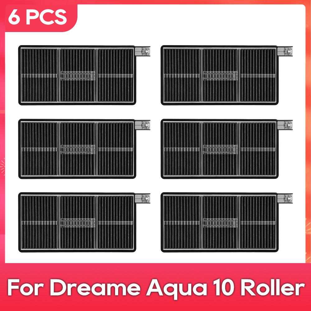 Подходит для ( Dreame Aqua 10 Ultra Ролик в сборе, Aqua 10 Ultra Гусеница ) Комплектующие и принадлежности: Основная боковая щетка, Фильтр, Швабра, Пылесборник