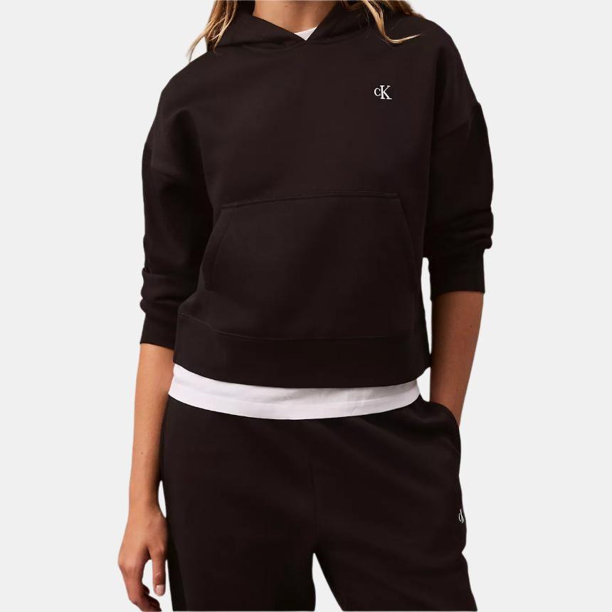 Calvin Klein Мягкие удобные теплые трикотажные спортивные штаны женские, черные 40WP244-001