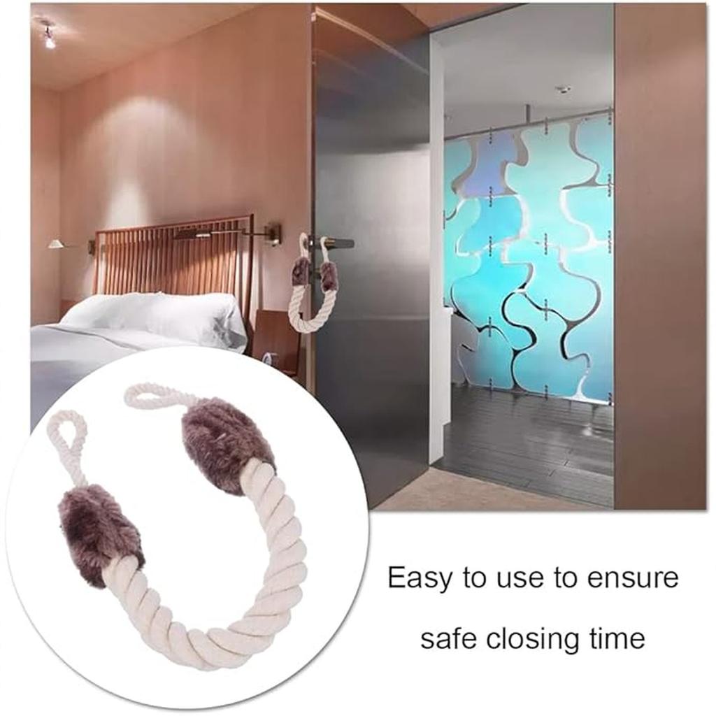 Дверной стопор - Стопор для двери - Ограничитель двери - Стопор на веревке - Защита для окон - для надоедливых дверей спальни
