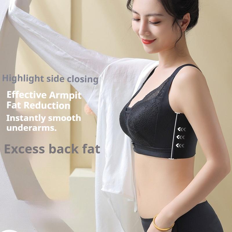 Формирующий бюстгальтер с тонкими чашками для минимизации внешнего вида большой груди и создания эффекта похудения. Комплект бюстгальтера с полной чашкой.