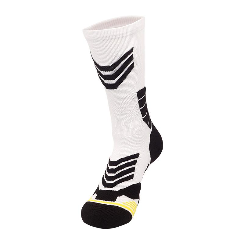 Basketball Socks Men'S Professional Thickened Towel Bottom Non-Slip Sweat-Absorbing Medium Tube Socks Elite Socks High-Top Sports Socks