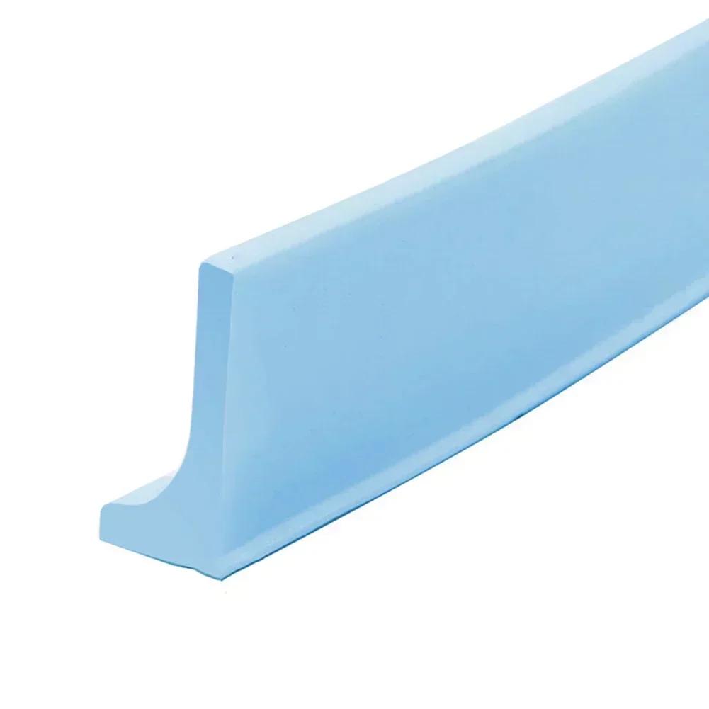 Душевые без бортиков Монитор Ванная комната Силиконовый бортик для душа Силиконовый бортик для душа Простая установка Эффективное удержание воды