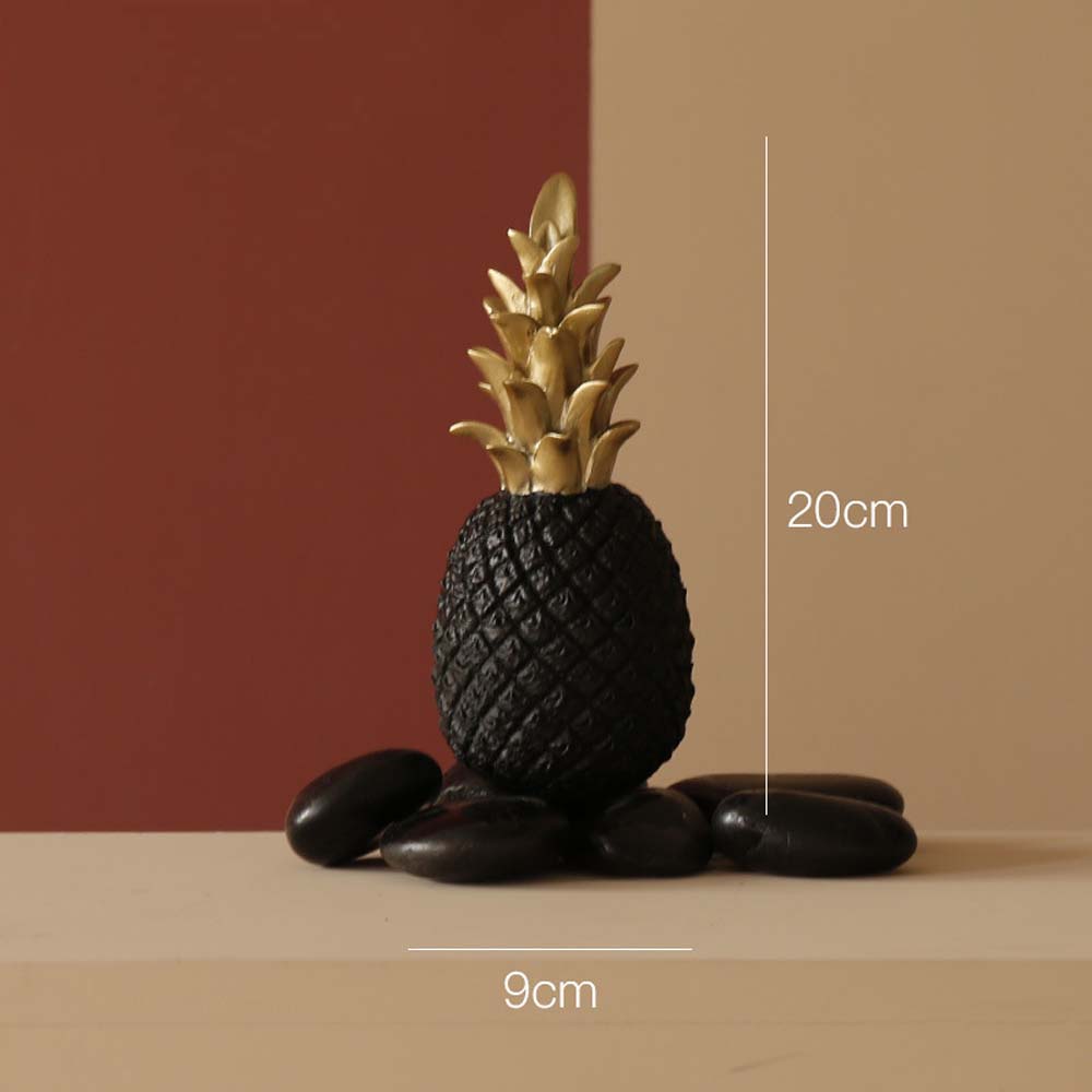 Pineapple Miniatures Resin Crafts Luxury Desk Ornaments Home Desk Decor Decoration Ornaments