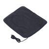 Soft Polyester Electric Heating Pad with 3 Temperature Settings, Foldable, Skin-Friendly (Dark Gray)