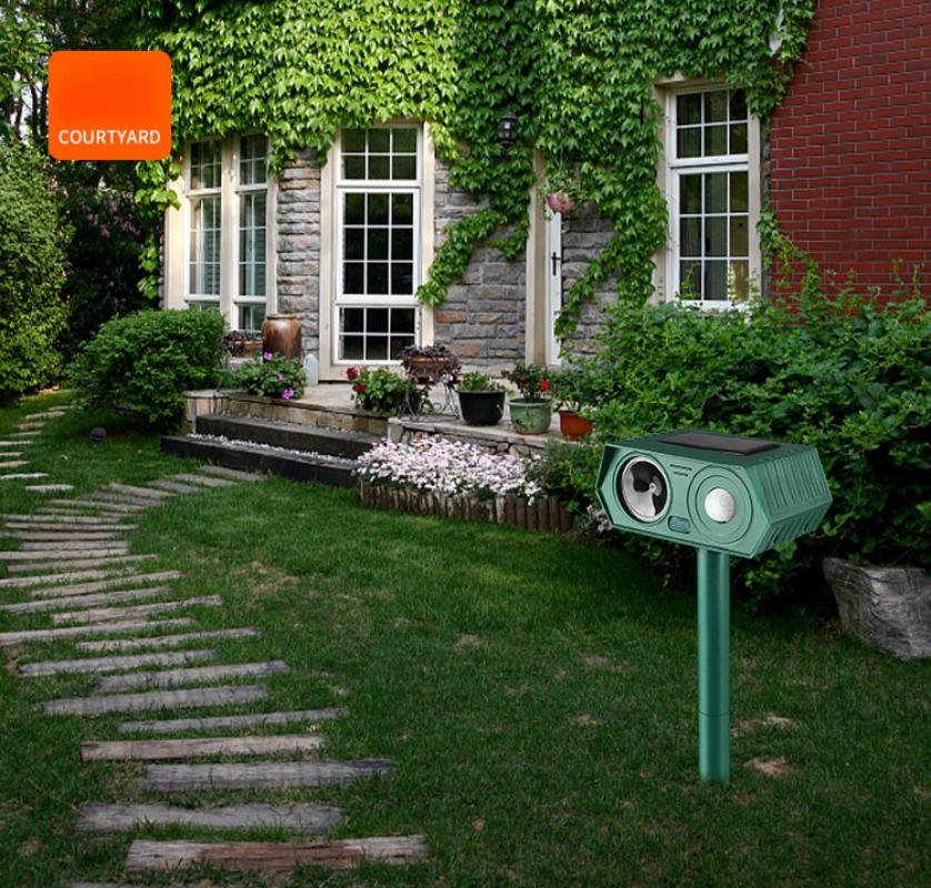 1 шт. Солнечный отпугиватель мышей, Ультразвуковой высокомощный отпугиватель птиц, Сад Ферма Вспышка Открытый Сад Отпугиватель змей