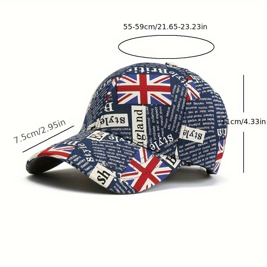 Классическая женская бейсболка с граффити в виде английского флага, универсальная, модная, спортивная, от солнца, хип-хоп, с надписями, дышащая, от солнца