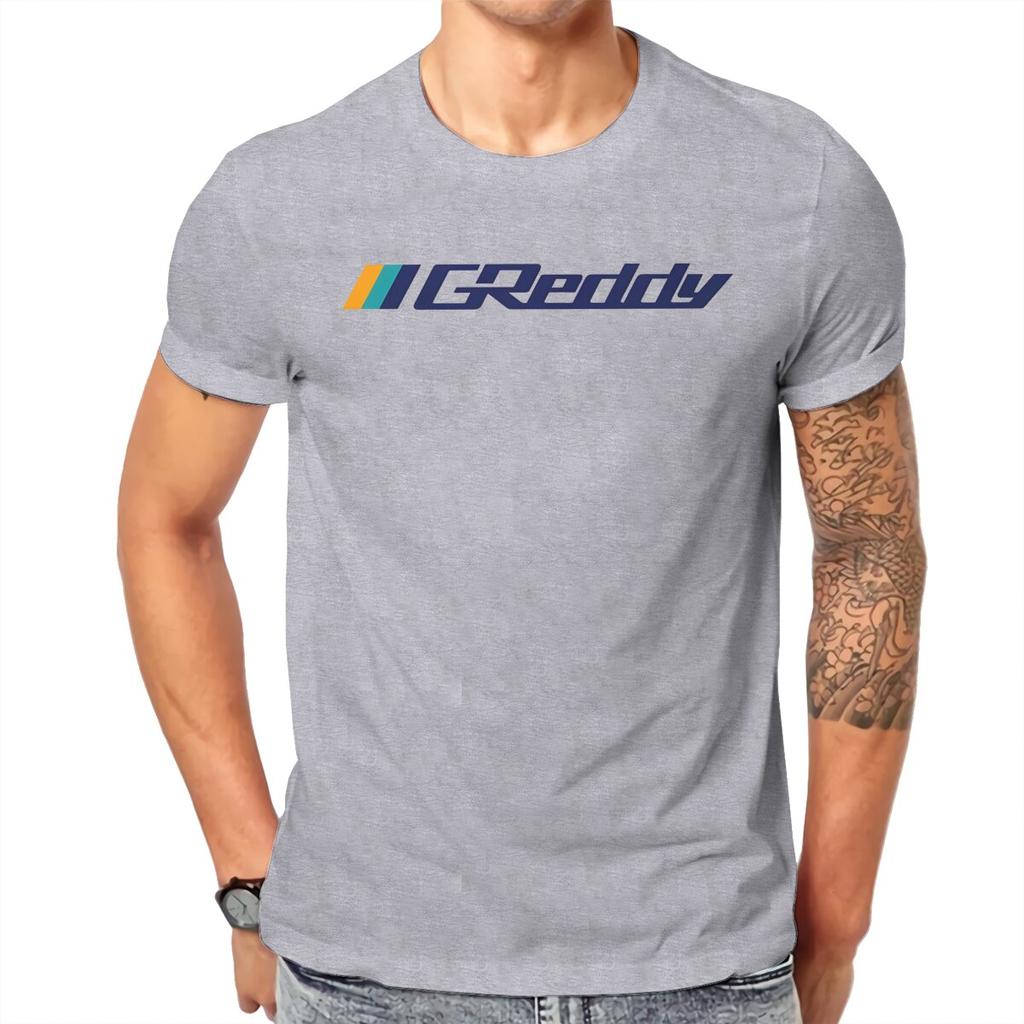 Мужская футболка с графикой Gran Turismo GREDDY, винтажная летняя хлопковая футболка с коротким рукавом