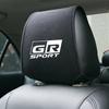 wszbn9 1PCS Car seat headrest cover for  for Toyota GR Sport TRD Auris Camry C-HR Rav4 Aqua Yaris Corolla accessories car styling