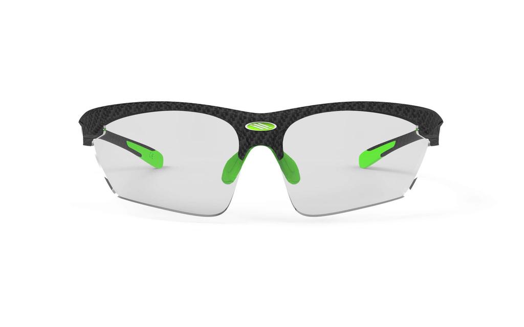 RUDY PROJECT Sports Sunglasses for Road and STRATOFLY Carbon Frame with ImpactX 2 Photochromic Lens Bikes, Cycling, Marathons, Jogging, Triathlons,