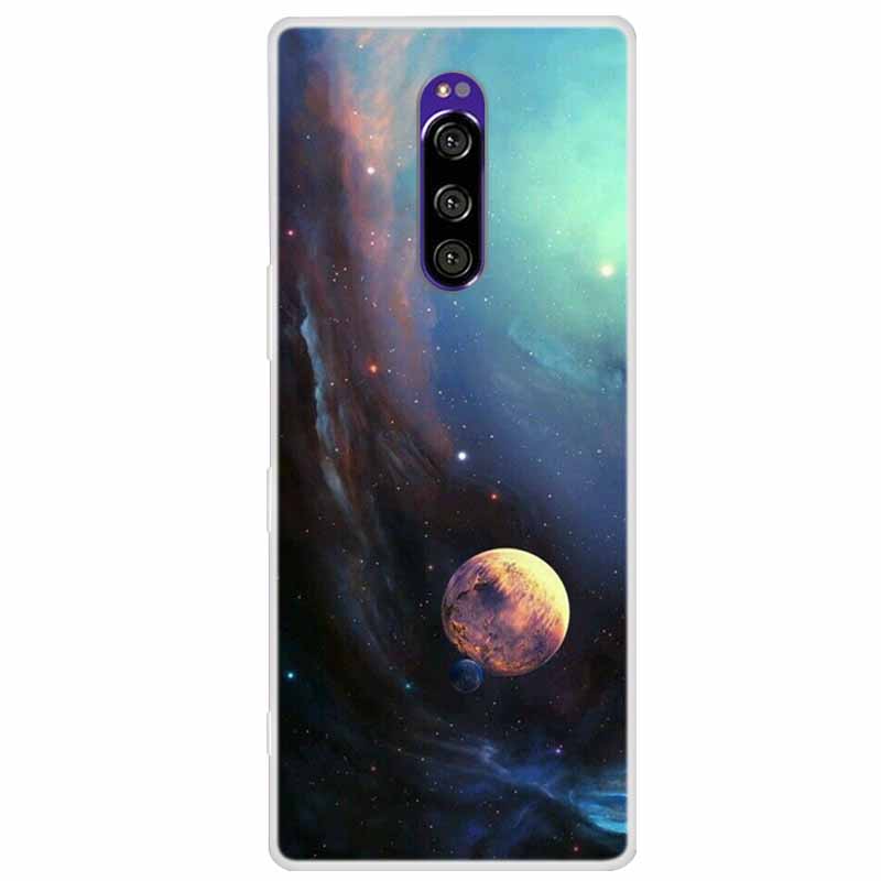 Чехол для Sony Xperia 1 Роскошные Животные Прозрачная Крышка для Sony Xperia1 XZ4 SO-03L SOV40 J8110 J9150 J8170 Корпуса Чехлы для Телефона