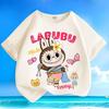 Детская футболка Star Labubued с 3D-принтом, забавная, для мальчиков и девочек, с коротким рукавом, повседневная одежда, летняя, милая, с коротким рукавом, подарок