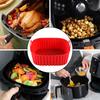 Silicone Air Fryer Basket Tray Reusable Silicone Liners for Air Fryer BPA-Free