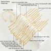 15Pcs Set Multi-Layer Hollowed-out Heart Bracelet Set for Women Stackable Figaro Herringbone Crystal Bangles Daily Wear Jewelry