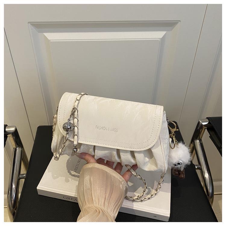 Женская летняя сумка через плечо на цепочке в форме облака, нишевый дизайн, 2025