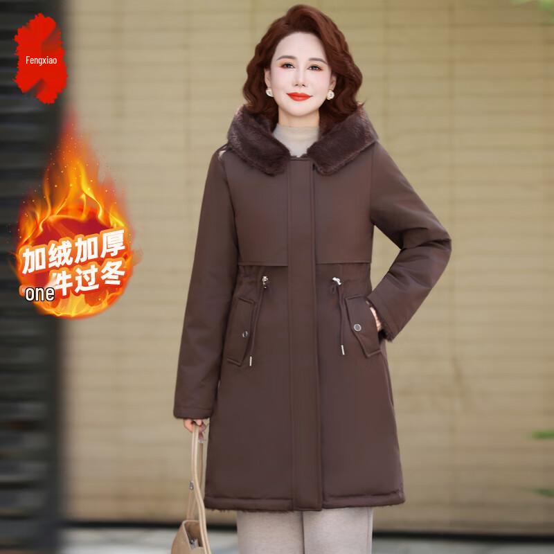 Женская двусторонняя утепленная парка зимнее пальто