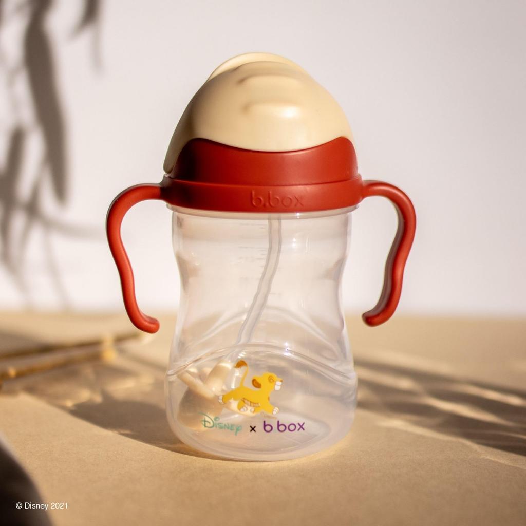 Поильник с трубочкой Any Baby Gift Sippy 1 b.box, Герметичная кружка, Угловой, [Оригинальный продукт b.box] [Кружка Disney] (Король Лев, Чашка)