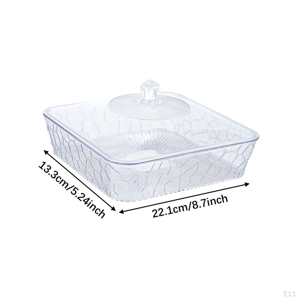 Поднос для хранения продуктов с крышкой для мероприятий и встреч