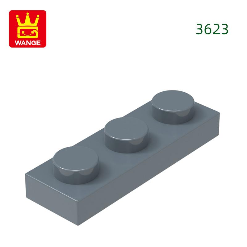 Нетоксичный 206 шт./лот 3623 Тонкий 1x3 Строительный блок Moc Классические Аксессуары Совместимый с Brick Детские Игрушки Подарочная коробка