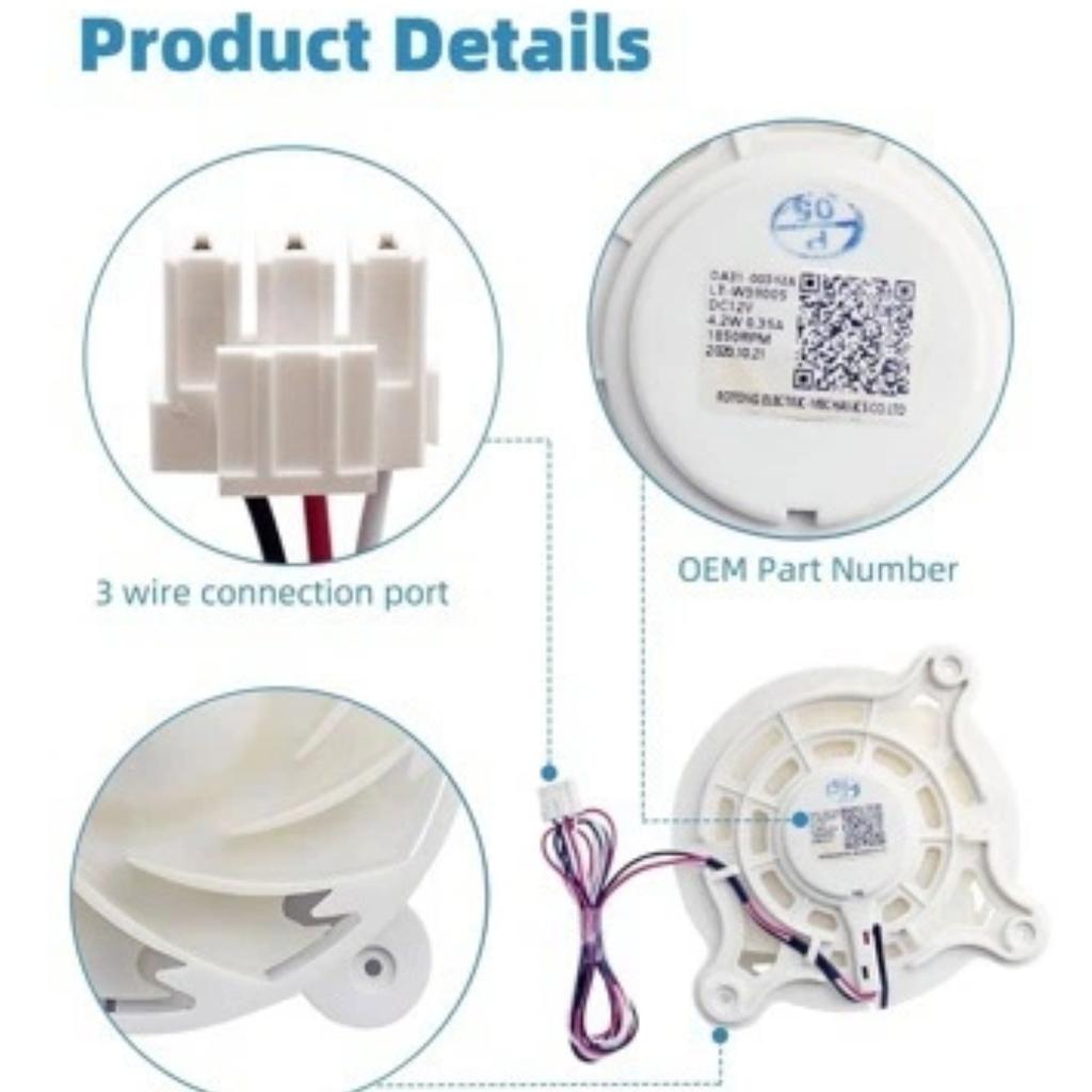 1 Piece Da31-00342A Cooling Fan Lt-W39005 Replacement For Samsung Refrigerator Fan Motor Diy Accessories