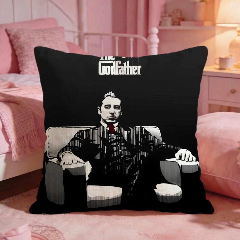 The GGodfather Movie Cushion Cover Premium Comfort Reversible Pillow Cove Two In One Design For Any Room Car Interior