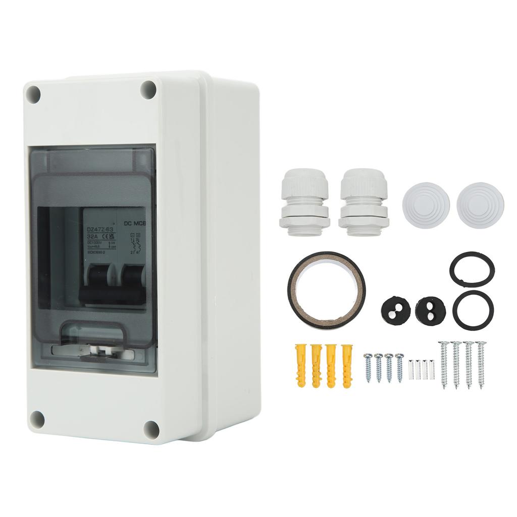 2P Мини-автоматический выключатель DZ47Z 63 32A Водонепроницаемый 4000A Отключающая способность Автоматический выключатель постоянного тока 1000 В