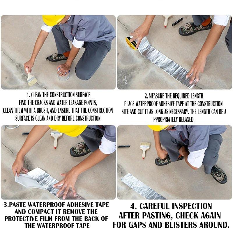 Супер водонепроницаемая лента, предотвращающая утечку, ремонт уплотнений, садовый шланг, склеивающая трубка для воды, спасательный клей для бассейна, изоляционная лента для фиксации воздуховодов