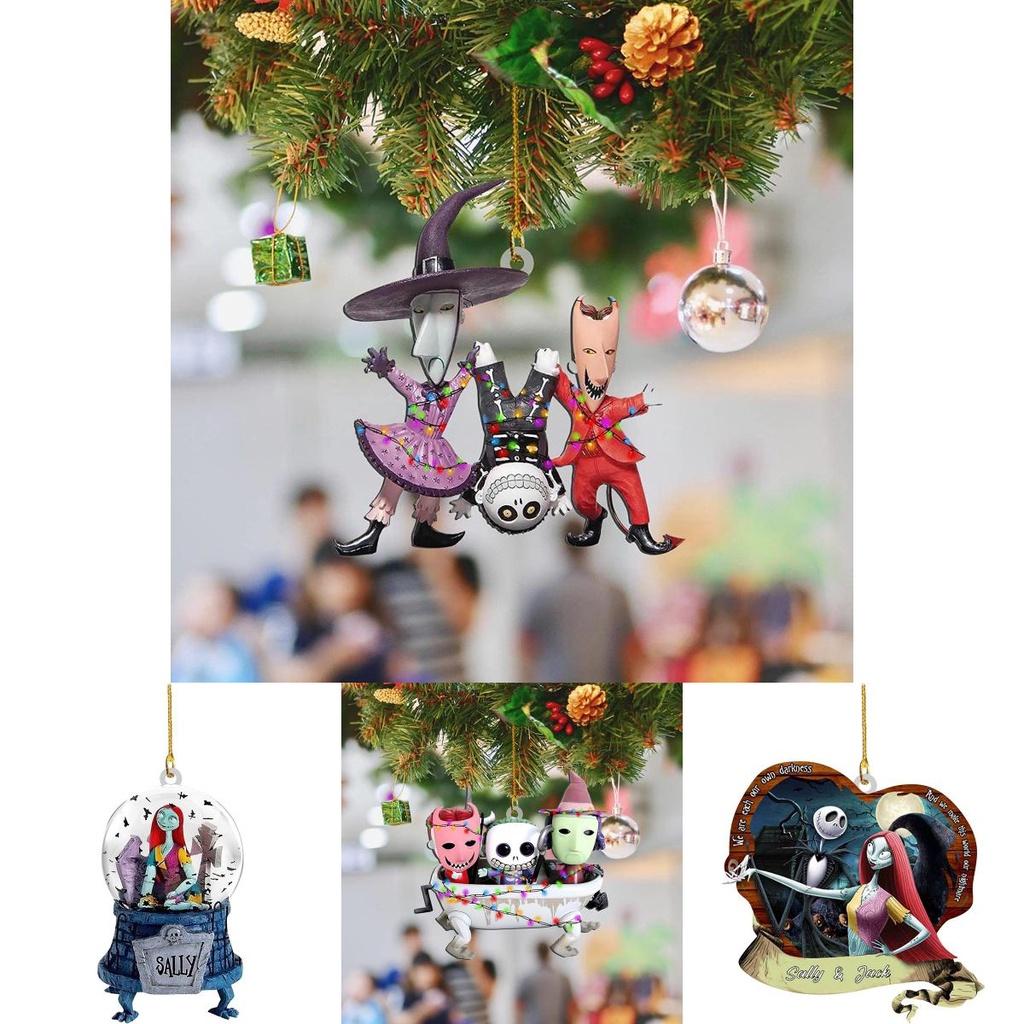 Кошмар перед Рождеством Джек Салли Рождественская елка Акриловая подвеска украшение