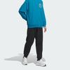 adidas Originals X Feifei Ruan FW23 Новогоднее издание, однотонный логотип, узкие вязаные спортивные штаны, штаны унисекс, черные IX4245