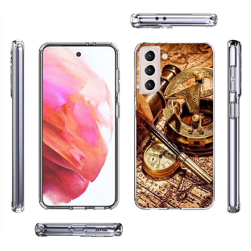 Старинные карты, ретро-компасы и телескопы Чехол для телефона для Samsung A16 A26 A36 A56 A17 A15 A25 A35 A55 A14 A24 A34 A54 A04S A05S