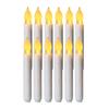 6/12Pcs LED Electronic Candle Battery Operated Flameless Candle Realistic Flickering Flame Holiday Atmosphere Candle