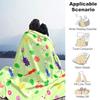 1pc Blanket Pikmin Print Design, Lightweight Blanket for Sofa, Bed- Soft &Warm, Gift for All Seasons like Christmas, Halloween