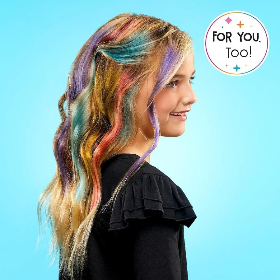Rainbow High Air Brush & Create DIY Fashion Doll,Airbrush Marker Set,Washable Rainbow Markers,Long Hair,Purple Eyes,Colors,Create,Play,Rinse,Repeat