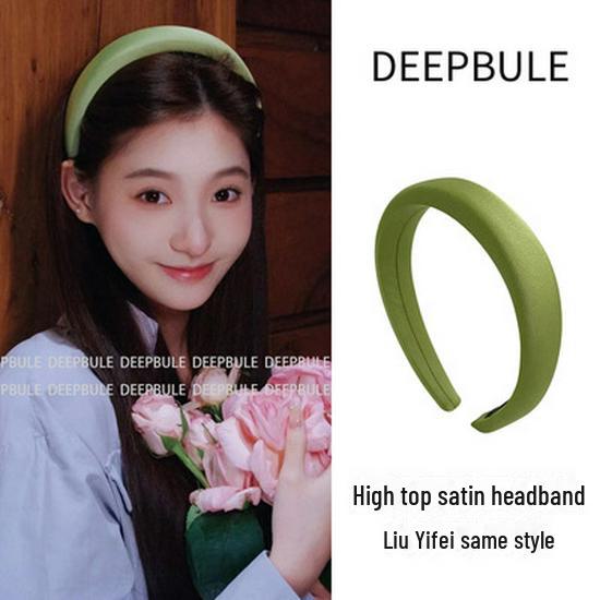 Женская высококачественная повязка на голову из губки 2023 года: Высокий головной убор с широкими краями, простая шпилька