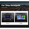 Мультимедийный проигрыватель для Jeep Renegade 2016-2020 Carplay Android Auto Car Radio Stereo 4G Wifi